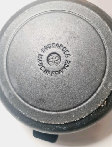 Set pentole vintage Cousances in ghisa nera 22 cm - Made in France, forno olandese - Foto 2 di 24