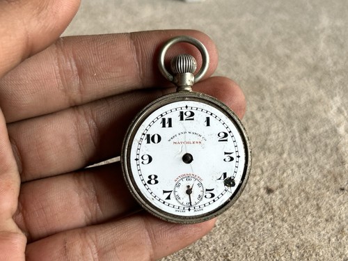 RELOJ BOLSILLO ANTIMAGNÉTICO ANTIGUO VINTAGE WEST END WATCH CO INCOMPARABLE, HECHO EN SUIZA. - Imagen 4 de 14