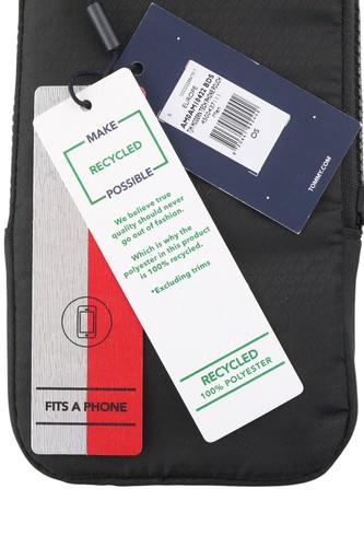 Tommy Hilfiger Modern Tech Phone Pouch Herren Tasche OS Schwarz Rei Mit Unisex: - Bild 13 von 13