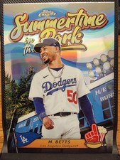 2024 Topps Chrome Summertime in the Park Mookie Betts #SITP-1 LA Dodgers