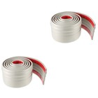  2 Rolls Peel Stick Baseboard Molding Self Adhesive Moulding Trim down