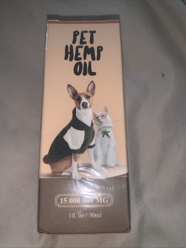 Charlie & Buddy Pet Hemp Oil For Cats and Dogs, New In Sealed Packaging