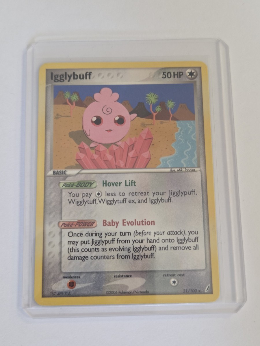 Igglybuff 21/100 Crystal Guardians Regular - Pokmon Card