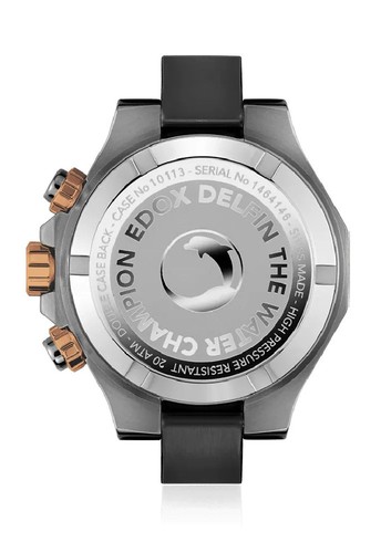 EDOX Delfin 10112-357GRNCA-BRNR Quarzwerk Herren-Armbanduhr - Bild 2 von 3