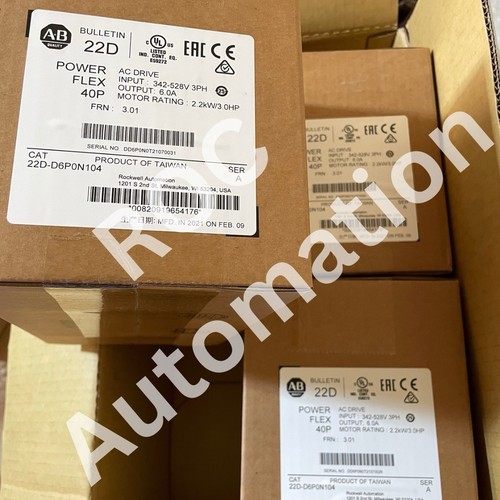 Nuevo sellado Allen Bradley 22D-D6P0N104 PowerFlex 40P 2,2 kW 3 HP accionamiento de CA - Imagen 5 de 7