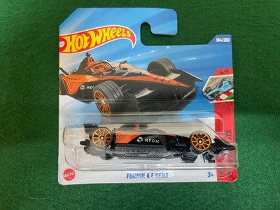 HOT WHEELS FORMULA E GEN3 NEOM RACE CAR BLACK ORANGE MINT ON CARD 119