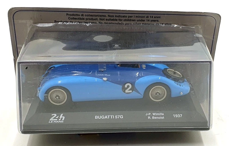 Altaya масштаб 1/43 19325E - Bugatti 57G #2 24H Le Mans 1937 - Изображение 4 из 4