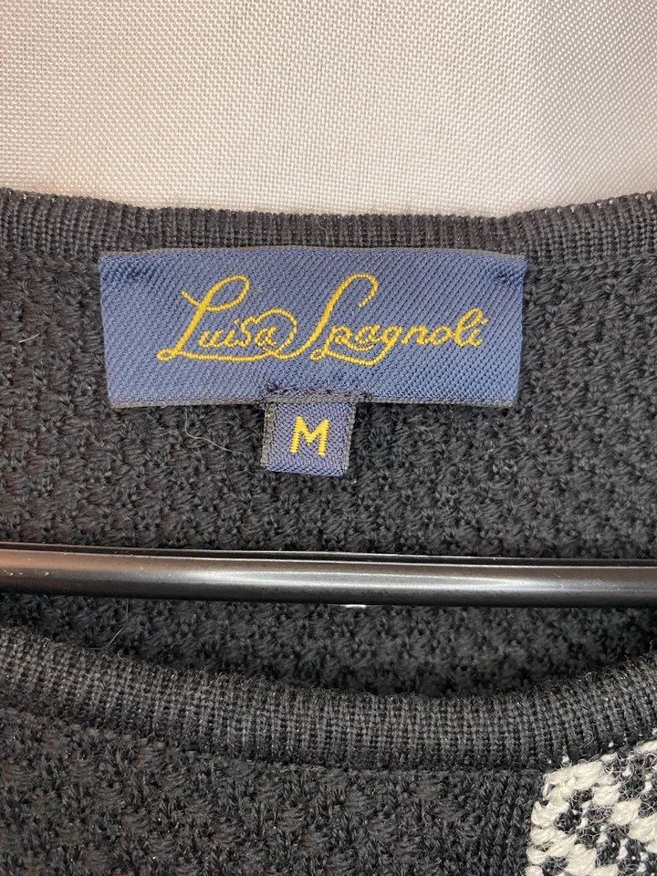 Vestido Vaina Luisa Spagnoli 100% Lana Virgen Talla Mediana Foto 3 de 4