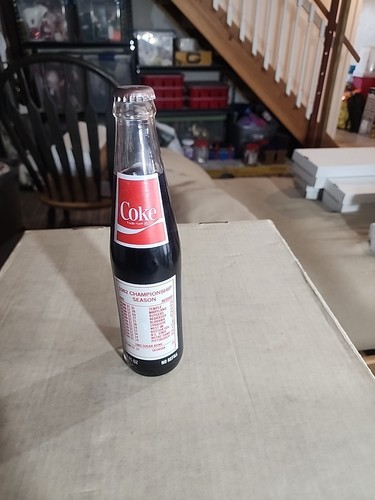 Vintage Penn State 1982 National Championship Commemorative Coke Bottle Unopened - Picture 2 of 2