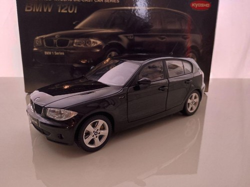 Kyosho BMW 120i E87 1 Series Black 1/18 Diecast Model Car Collectible Rare - Picture 2 of 13