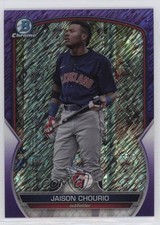 2023 Bowman Chrome Prospects Purple Shimmer Refractor /250 Jaison Chourio 0xf1