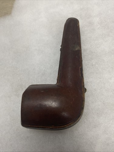 Antique “MLC” Nickel Plated Smoking Tobacco Pipe W/ Case - Picture 12 of 13