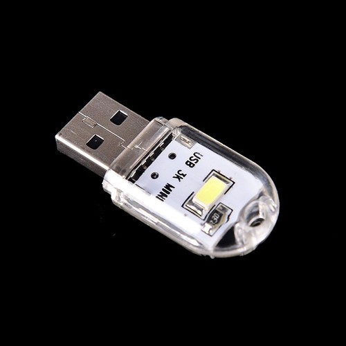 Mini Portable LED Bright USB Night Light Lamp Gadgets for PC Laptop Reading_yk - Afbeelding 5 van 9