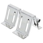 2 Stück Garagentor, verstellbare obere Halterung, Garagentor-Rollenscharnier