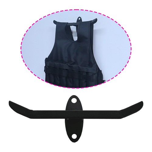 Wall Mounted Weight Vest Hanger Steel Garages Gym Weighted Vest Bag Holder - Picture 6 of 7
