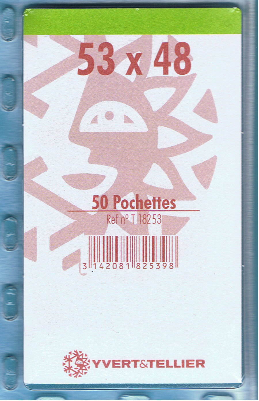1 Blister 50 Pochettes Transparentes simple soudure 53x48