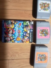 MARIO PARTY 1,2,3,4 NTSC-J NICE SHAPE n64 Gamecube LOT OF 4