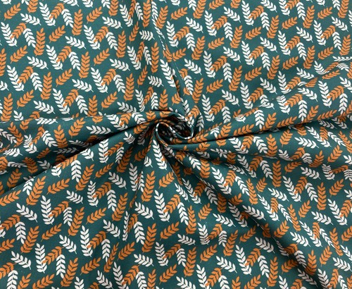 Teal Floral Fabric Floral Dreams Cotton Quilting and Patchwork Modern Flowers - Picture 16 of 16