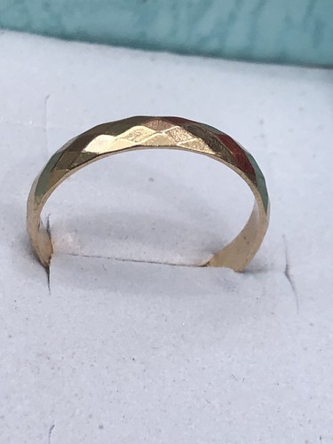 ANILLO ALIANZA ORO AMARILLO 18KT TALLA 6.5 PESO 2.1g JOYERÍA FINA ✅ - Imagen 10 de 18