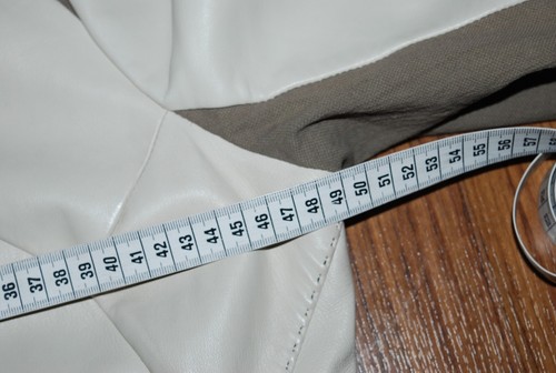 VESPUCCI Schöne Leder Jacke mit 3/4 Ärmeln Gr. 42 ( 36-38 ) - Bild 11 von 16