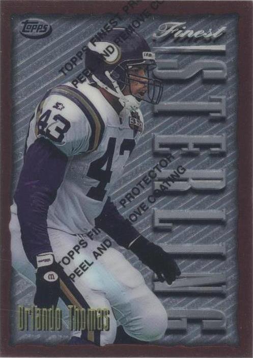 1996 Topps Finest Orlando Thomas #15 - 1 of 2