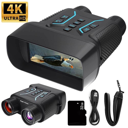 NV2183 4K IR Night Vision Goggle 400m 8X HD Digital 4.5"TFT Binocular Waterproof - Picture 8 of 10