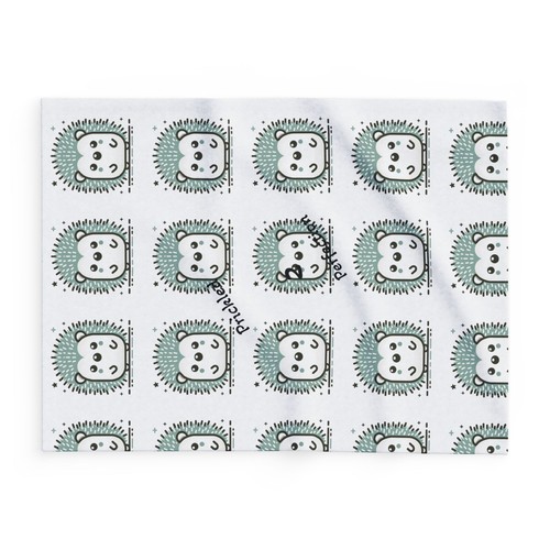 Prickled to perfection Arctic Fleece Blanket hedgehog pet animal lover gift new - Picture 4 of 13