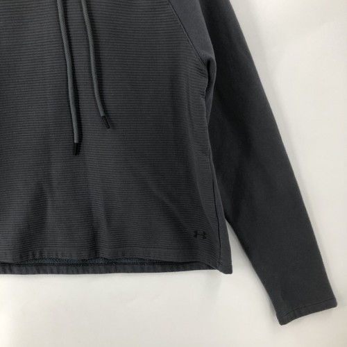 Under Armour UA Womens Cropped Hoodie Sweatshirt  Pullover Small S Gray - Picture 2 of 10