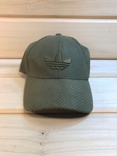 Adidas Suede Feel Mesh Logo Mütze verstellbar Druckknopf OSFM grün - Bild 2 von 9