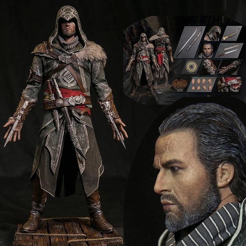 HOT 1/6 DAMTOYS DMS014 ASSASSIN'S CREED REVELATIONS TOYS MENTOR EZIO AUDITORE - Imagen 3 de 9