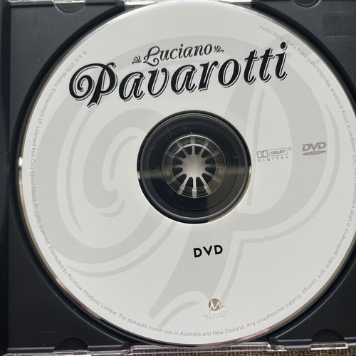 Luciano Pavarotti DVD & CD Tin Display Case The Greatest Tenor of All Time - Picture 8 of 8