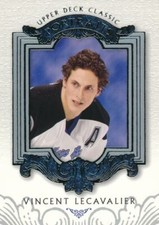 2003-04 UD Classic Portraits #87 VINCENT LECAVALIER - Tampa Bay Lightning