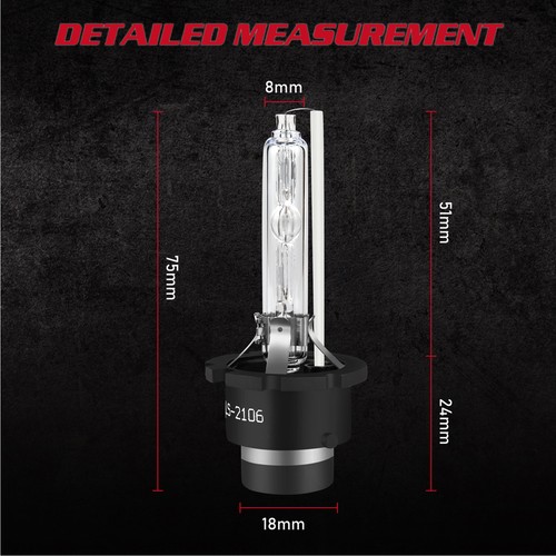 For Nissan Murano 2009-2014 D2S Xenon HID Headlight Hi/Lo +H11 Fog Light Bulbs - Bild 5 von 12