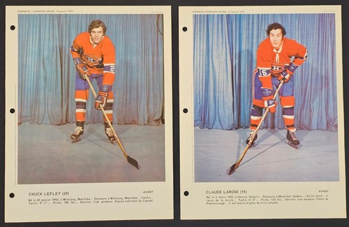 1972-73 - MONTREAL CANADIENS - NHL - DIMANCHE DERNIERE HEURE - SET OF 23 PHOTOS - Picture 12 of 23