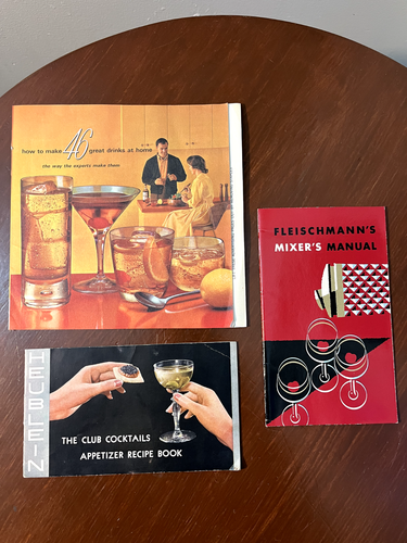 VTG 1935 Heublein Club Cocktail, 1955 Fleischmann's Mixer, 1955 Southern Comfort - Bild 1 von 24