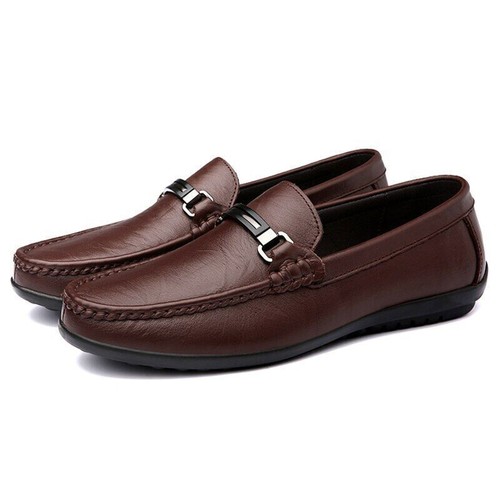 Mens Loafers Genuine Leather Lofer Shoes Men Driving Loffers Slip-On - 第 3/18 張圖片