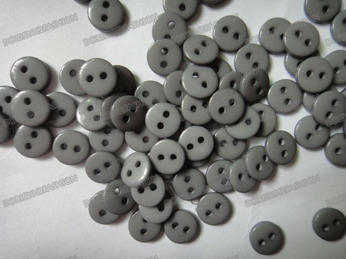 9mm 100pcs 2-Holes Round Resin Sewing Clothes Buttons Diy Toy Craft Scrapbook - Picture 7 of 15