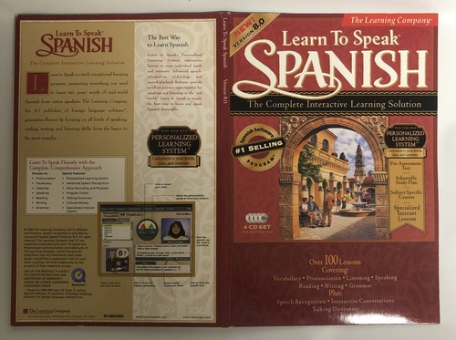 Learn To Speak Spanish - A Complete Interactive Learning Solution 4 CD Set V 8.0 - Picture 8 of 9
