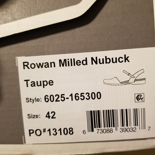 New Dansko Rowan Nubuck Leather Flats Taupe EU 42 US 11 11.5 - Picture 8 of 8