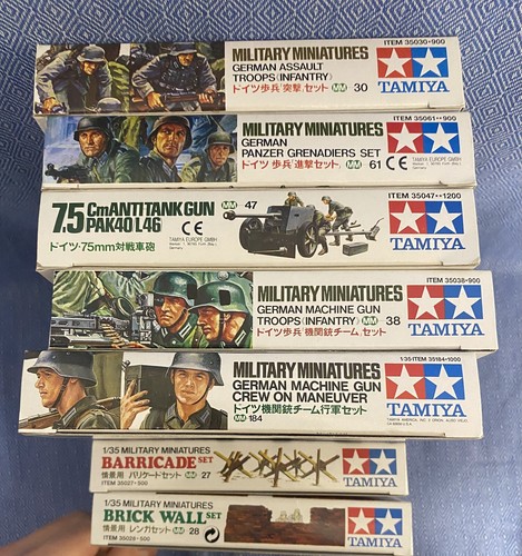 Deutsche Figuren Tamiya statisches Modellbau Militär 1/35 plus Zubehör. - Bild 3 von 3