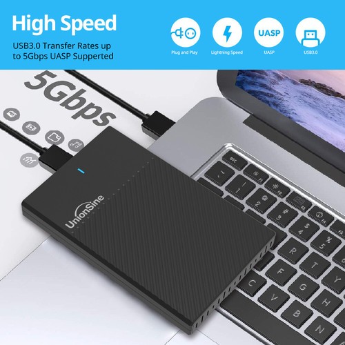 6Gbps Boîtier externe de disque dur 2,5" 3,5" USB3.0 Box pour SATA HDD et SSD - Photo 15/37