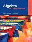 Algebra for College Students by John Hornsby, Terry McGinnis, Margaret L. Lial (Hardback, 2015)