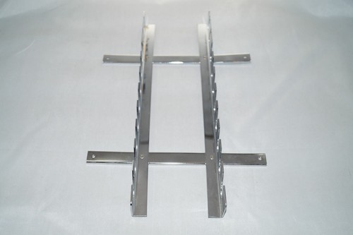 BAISCH Instrumentenbank Schubladeneinsatz Instrumentenhalter Arztschrank chrom - Bild 4 von 6