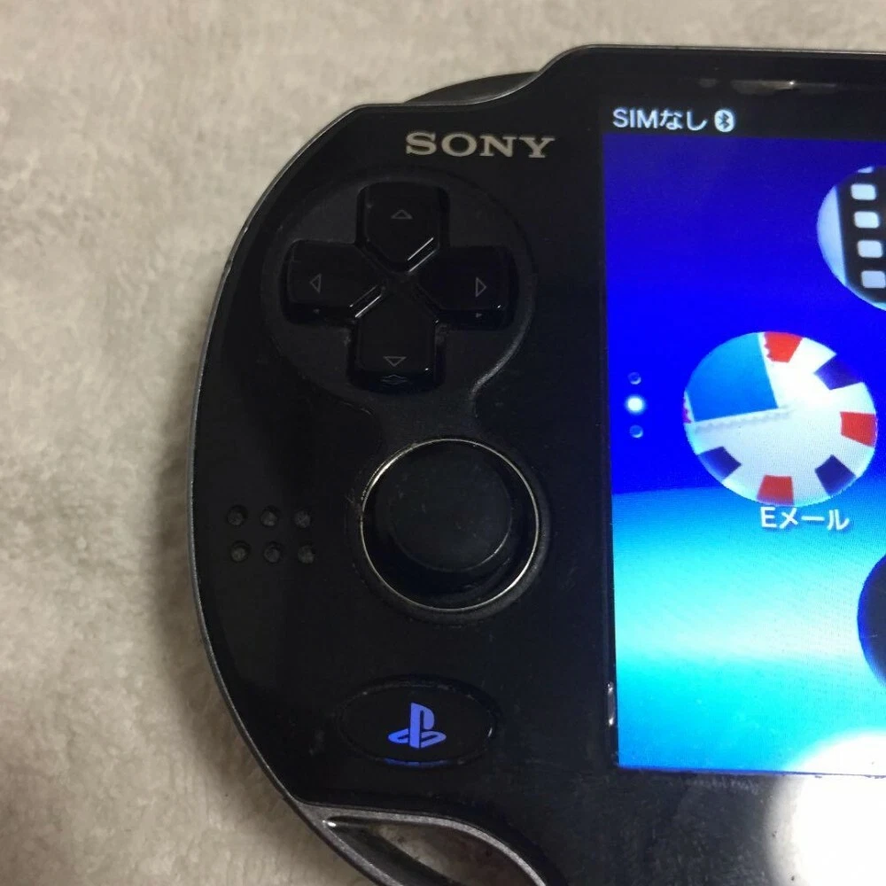 PLAYSTATION Vita 3G / Wi-Fi Modell Kristall Schwarz PCH-1100 Nur 