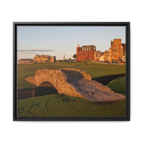 St. Andrews Golf Course Framed Matte Canvas Print Home Of Golf Since 1800s - Picture 10 of 37