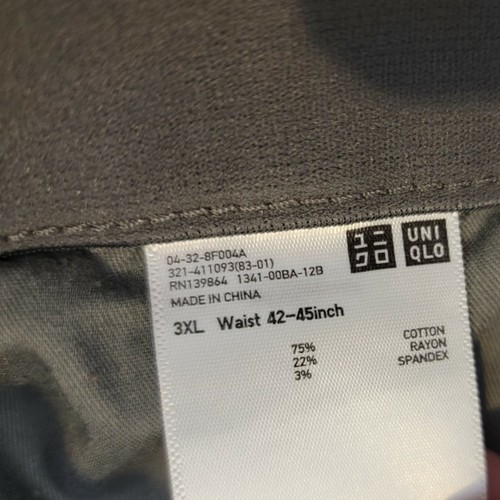 Uniqlo Damen Skinny Tapered Jeans Grau Stretch Denim High Rise Plus 3XL  - Bild 3 von 6