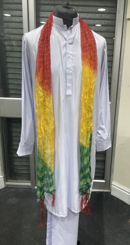 Hochzeitsparty Mehndi Nikah Herrenschal Dupatta Patka Bräutigam Indianer Pakistaner - Bild 64 von 83