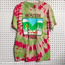 South Park Kyle Cartman Stan Kenny Tie Dye Shirt Size Large