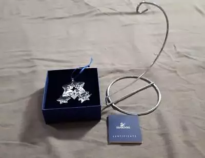 2006 Swarovski 3Twinkling Stars 863438 Christmas Ornament & Stand - 2006 Swarovski 3Twinkling Stars 863438 Christmas Ornament & Stand