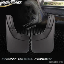 2pcs Front Mud Flaps Splash Guards Molded Fit For 14-18 Silverado 1500 2500 3500